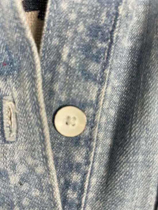 Gap 1969 Denim Bandana Print Short Sleeve Shirtdress with Pockets Sz S - Picture 3 of 7